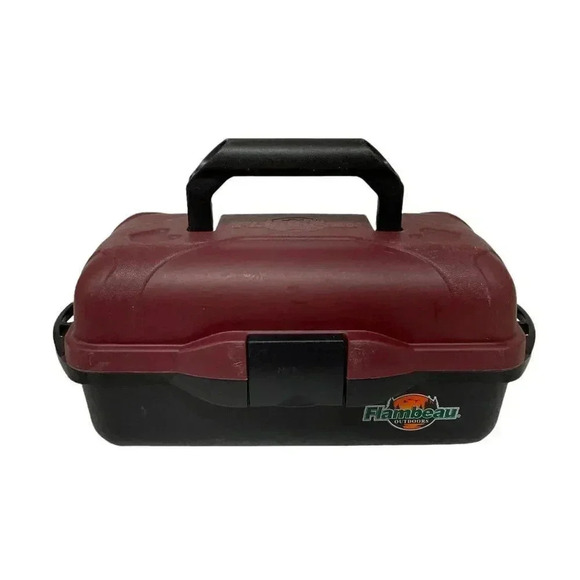 Flambeau Outdoors Tackle Box Fishing Camping Art Box Storage - Picture 1 of 7
